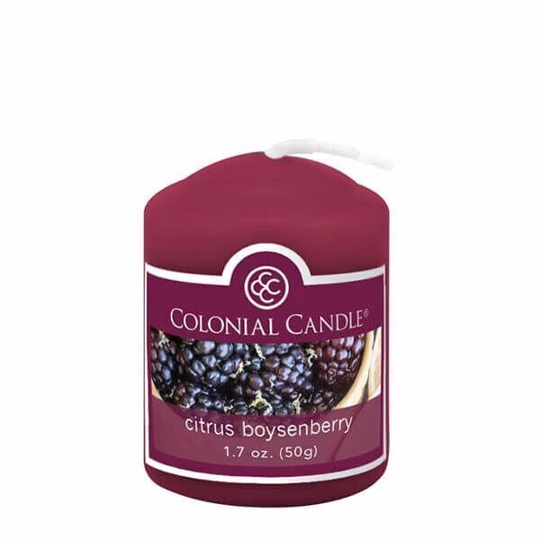 cc015-43545594ff86c90f1 Colonial Candle Votivkerze Citrus Boysenberry 50g