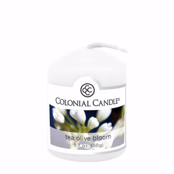 cc015-38245594ff8681b7b Colonial Candle Tea Olive Bloom Votivkerze 50g
