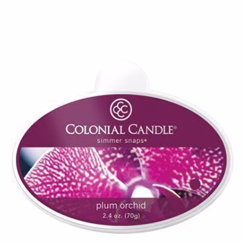 Colonial Candle Plum Orchid Simmer Snaps 70g