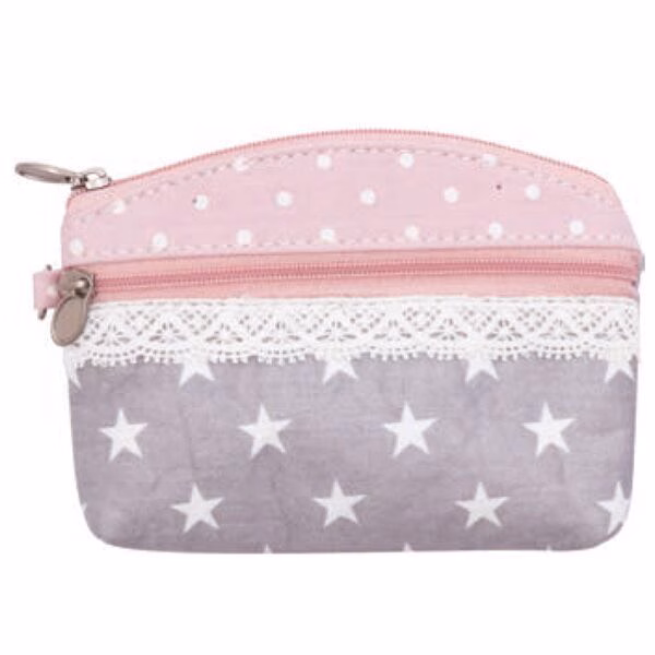 Patchwork Mini-Kosmetiktasche 053 grey rose