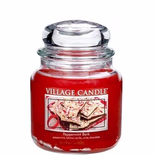 106316820577d7d8f1f301 Village Candle Peppermint Bark 453g
