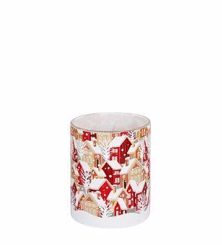 126369_g Windlicht Havaro rot 12,5cm