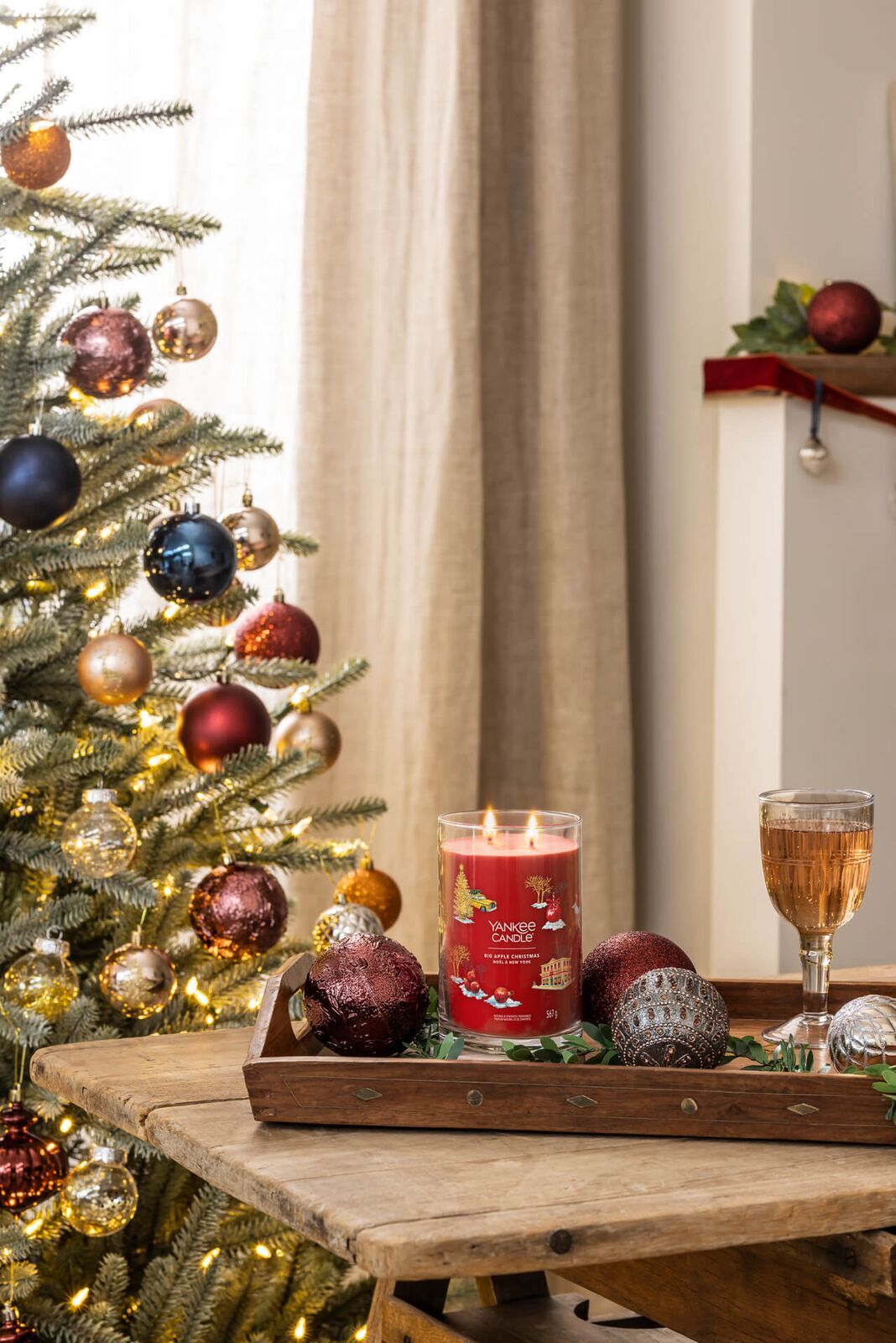 Big Apple Christmas Signature Large Tumbler 567g 2-Docht