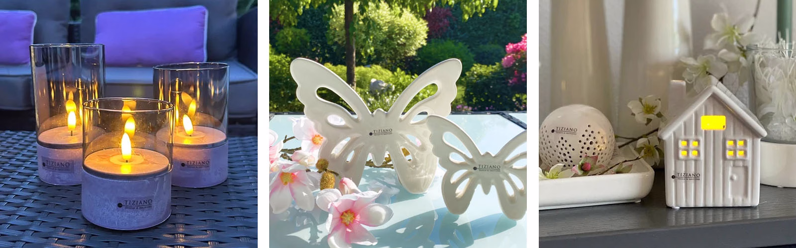 tiziano-kategorie Blume, Blumen-Arrangement, Pflanze, Kerze, Tasse
