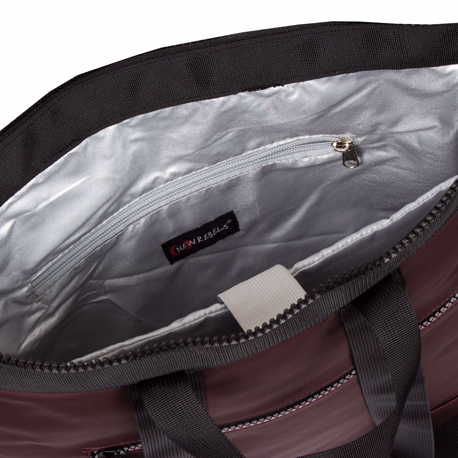 Mart - Minneapolis Shopper Rucksack burgund metallic