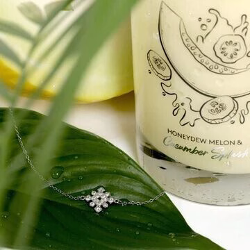 Honeydew Melon & Cucumber Splash (Ohrringe) Swarovski Edition 400g