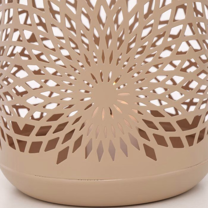 Windlicht Ozana 17cm beige