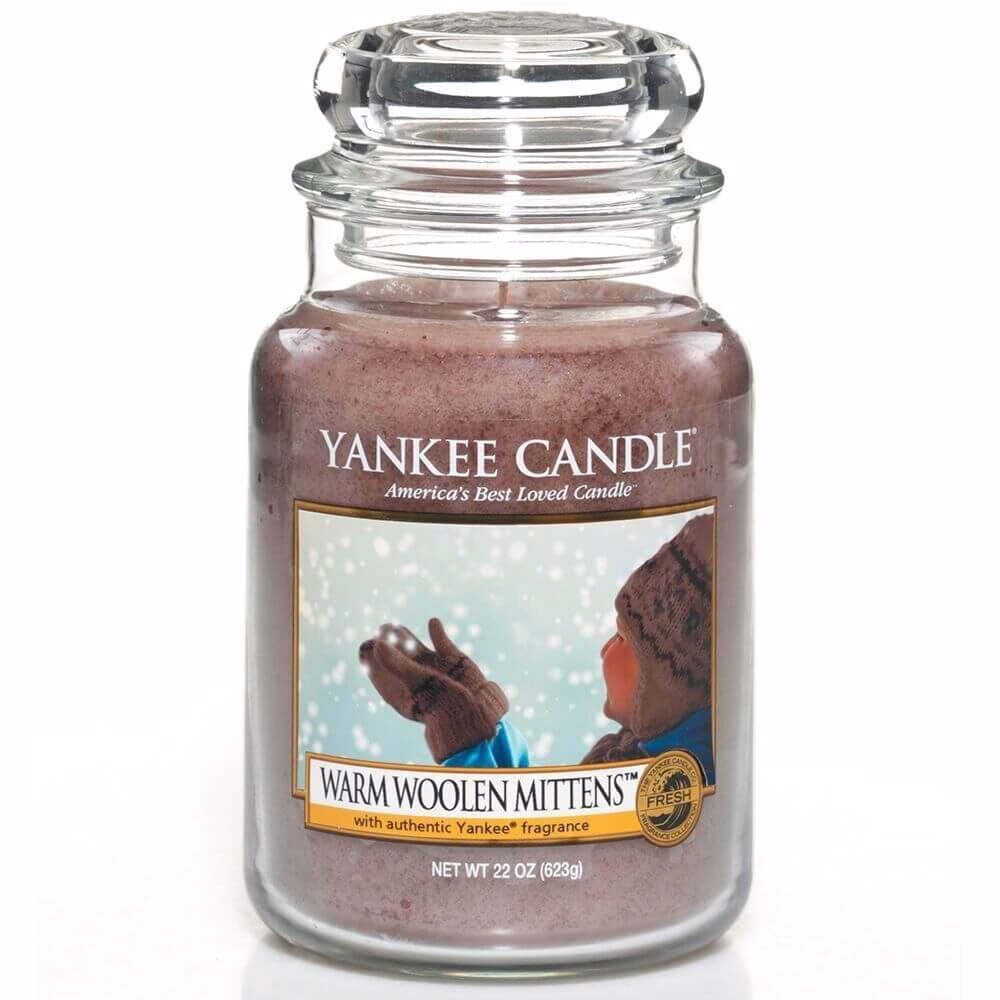 Warm-Woolen-Mittens-YC-Large-Jar-Silo Yankee Candle - Warm Woolen Mittens 623g