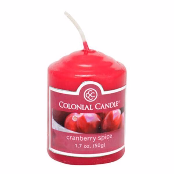 cc015-37685594ff86664ab Colonial Candle Cranberry Spice Votivkerze 50g