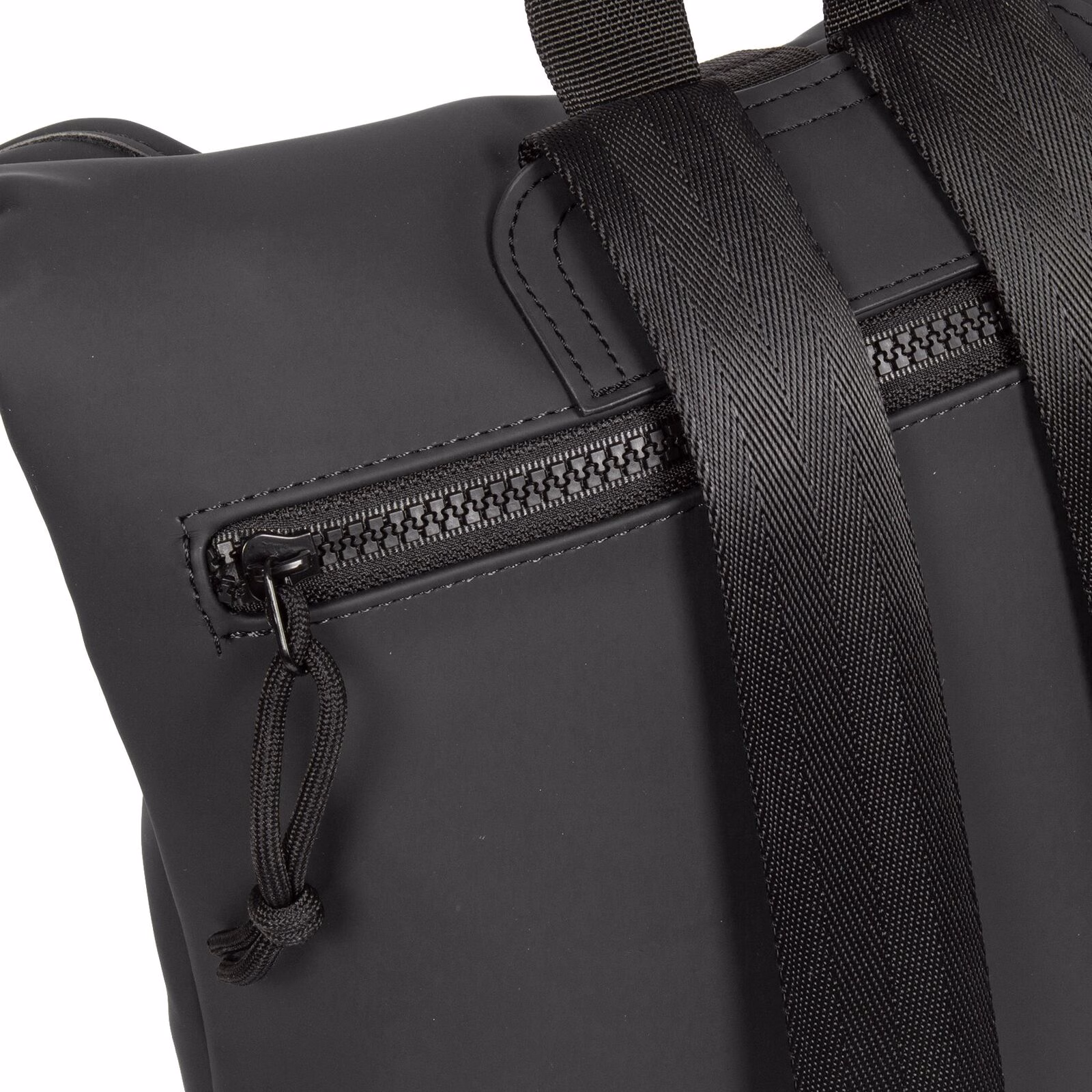 Mart - Los Angeles Rolltop Mini Rucksack schwarz