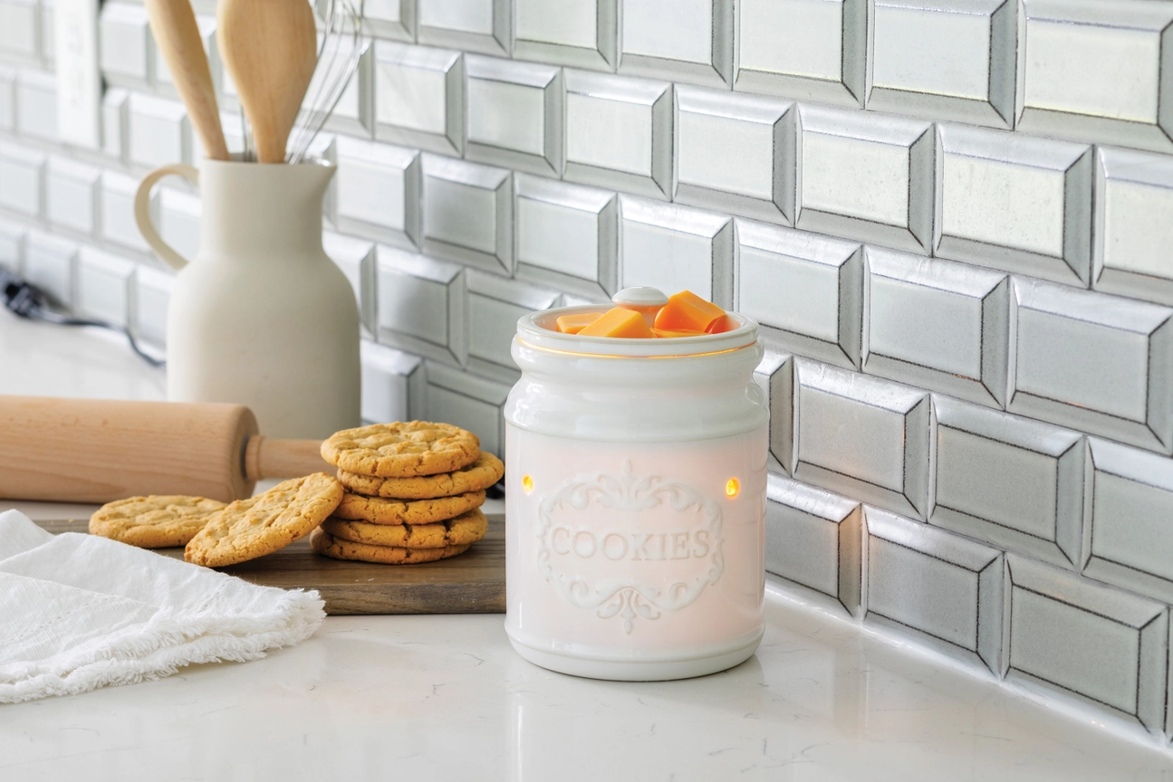 Cookie Jar Duftlampe elektrisch weiß