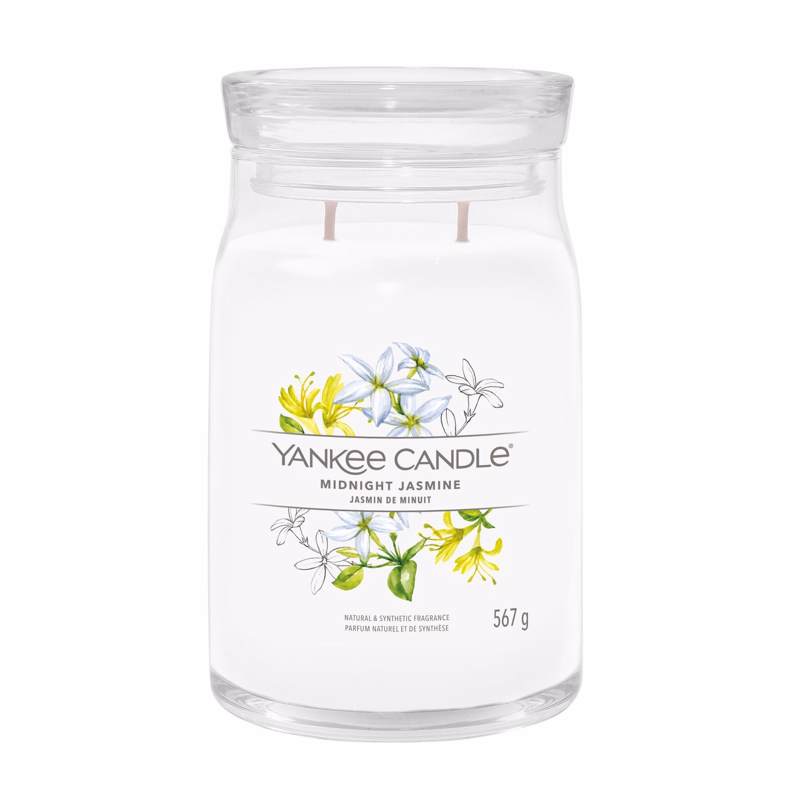 Midnight Jasmine Signature Large Jar 567g 2-Docht