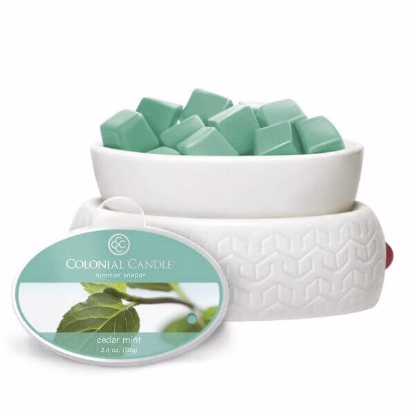 ccsnaps-4653_3_5594fff8c85b7 Colonial Candle Cedar Mint Simmer Snaps 70g
