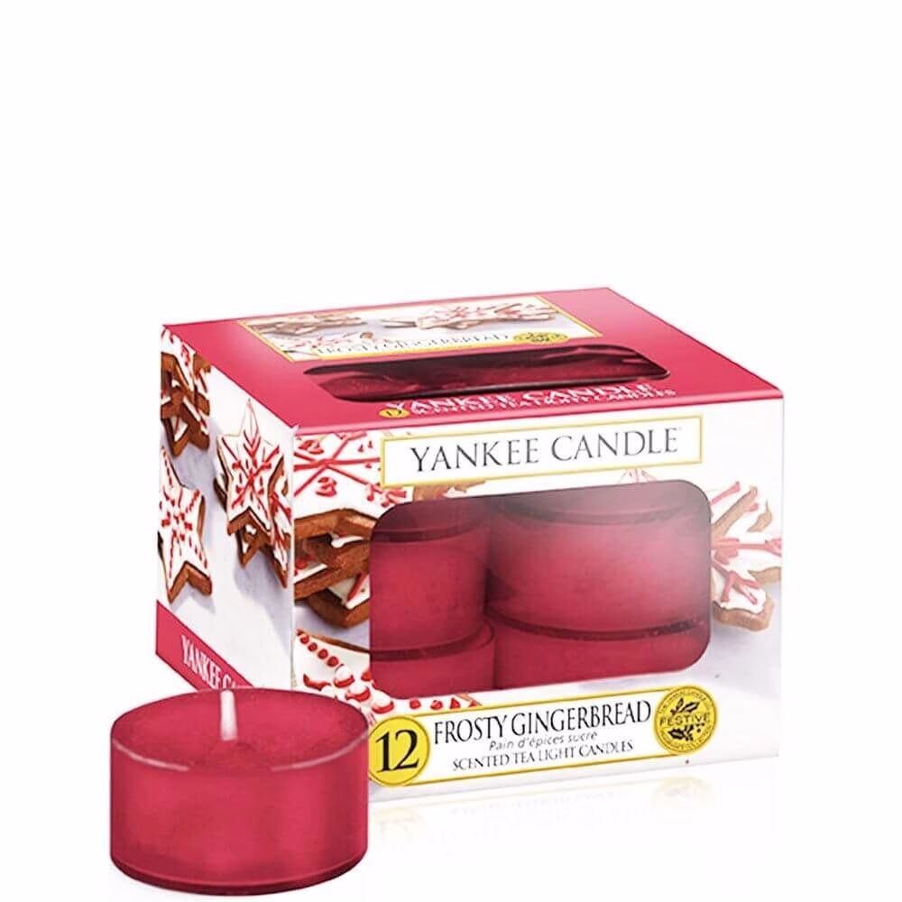 Frosty Gingerbread 12 St. Teelichter Kerzen von Yankee Candle