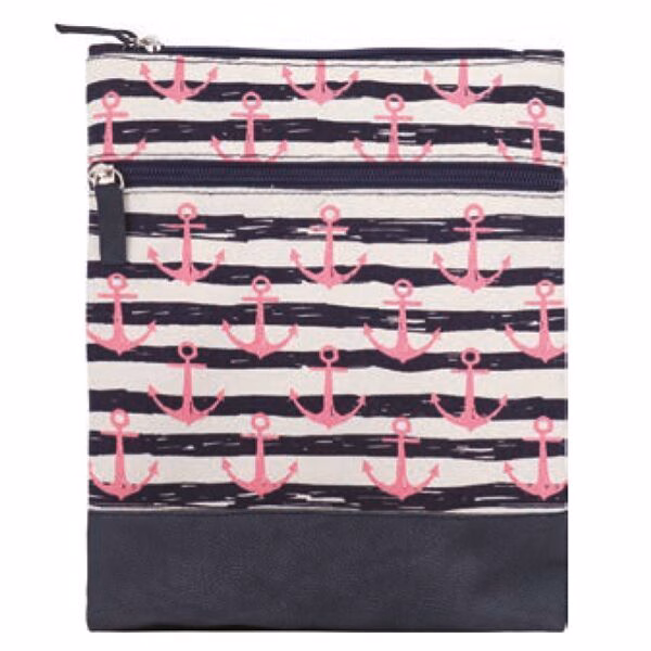 Canvas Crossbag 014 (Navy Pink)