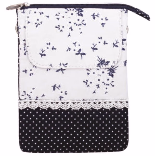 nature-blue-266-088 Patchwork Handtasche Umhängetasche (Nature Blue 088)