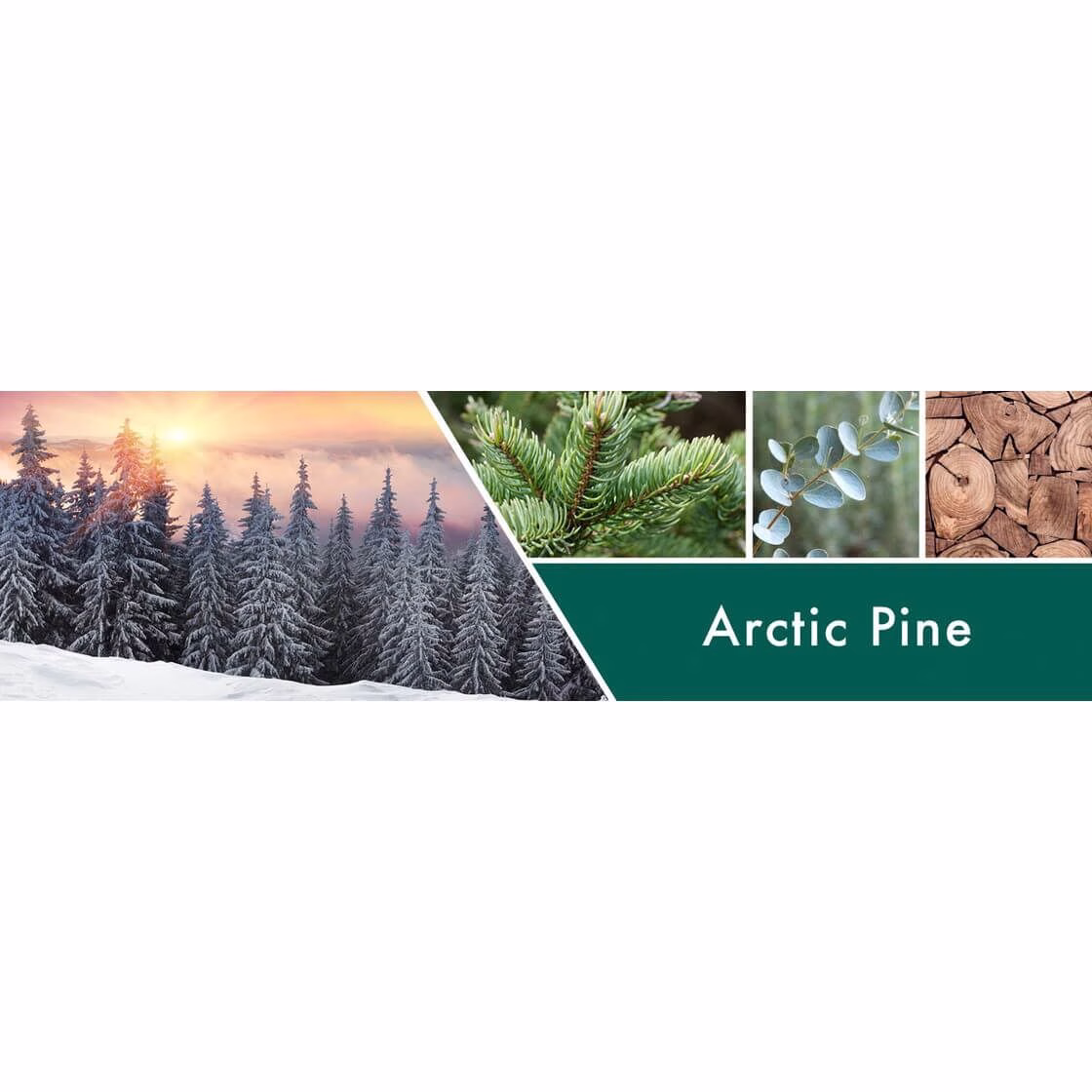 Arctic Pine 411g (3-Docht)
