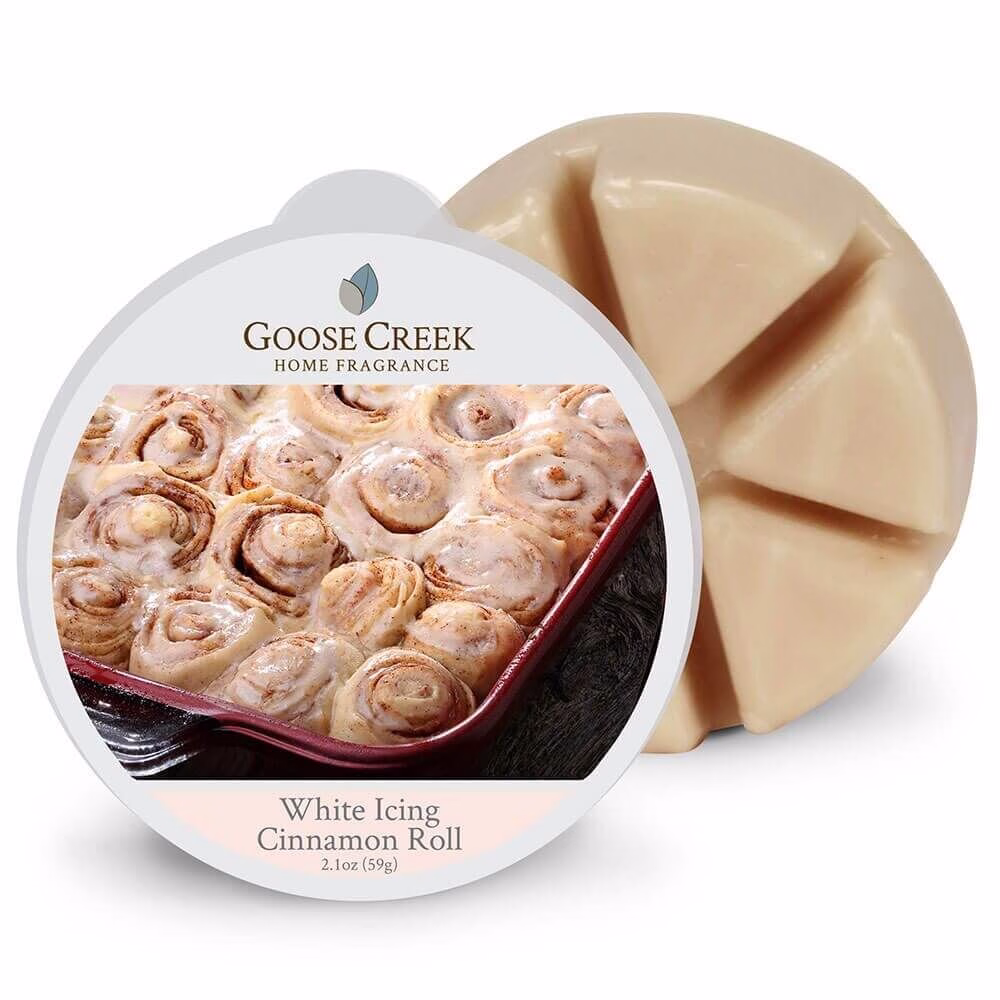 EW607 White Icing Cinnamon Roll 59g von Goose Creek Candle