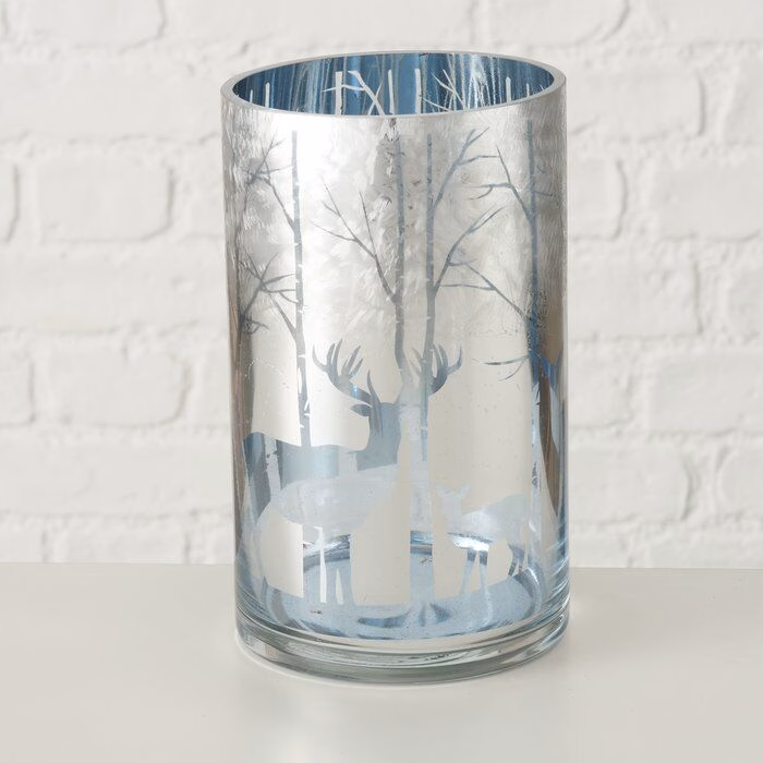 Windlicht Winta 20cm silber