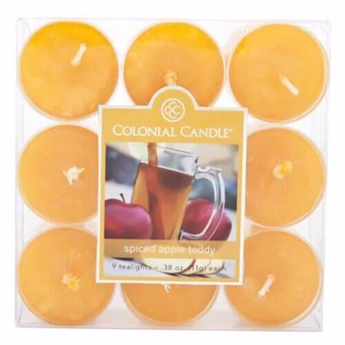 cc0109-35165594ffd5d5f70 Colonial Candle Spiced Apple Toddy 9 Teelichte