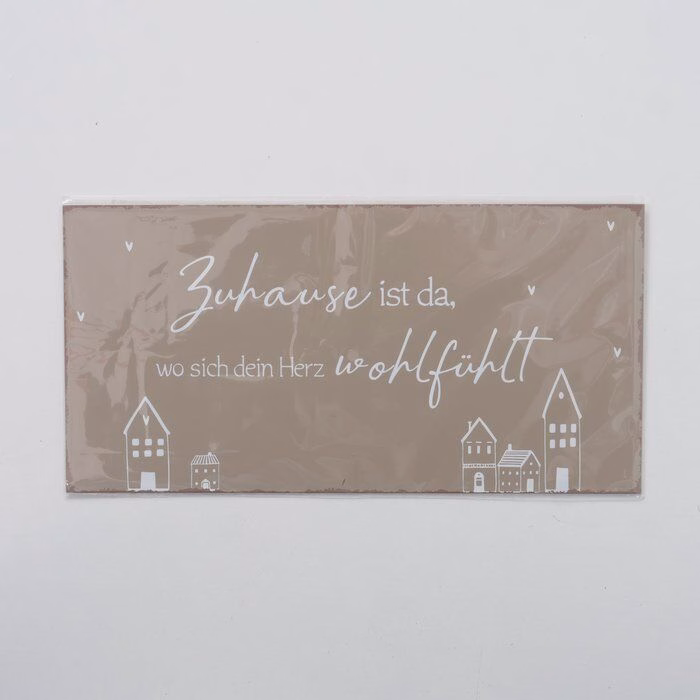 Deko Schild Nordy beige