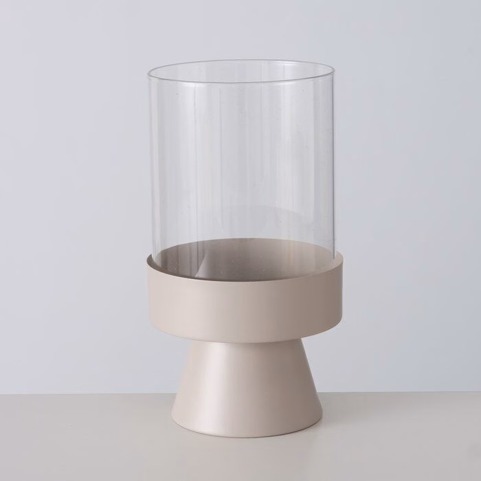 Windlicht Pallas 28cm beige
