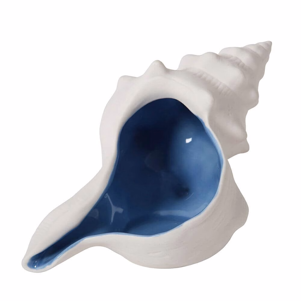 1543343_Tea-Light-Holder-Dark-Blue-Shell Yankee Candle - Coastal Stripe Teelichthalter Muschel dunkelblau