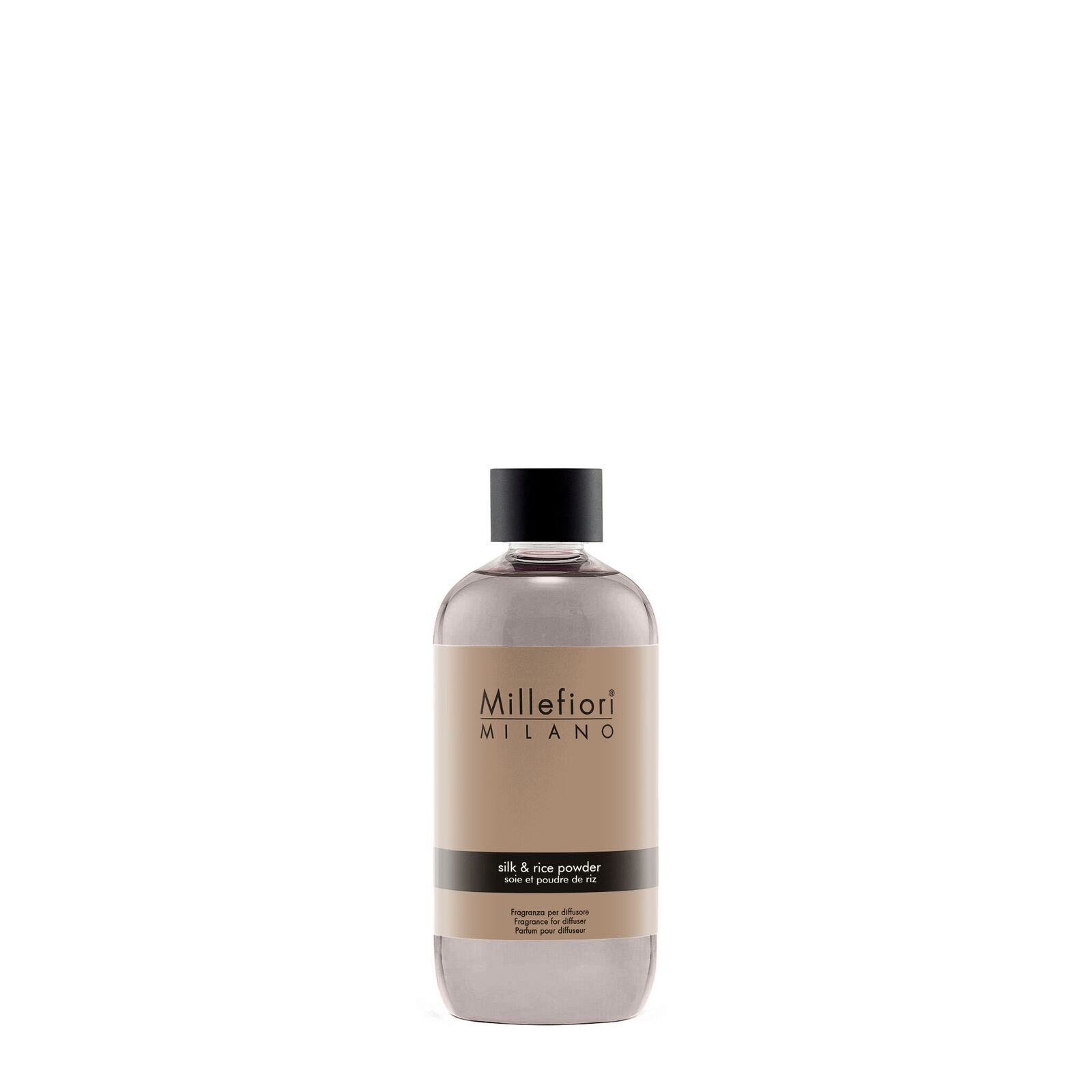 Silk & Rice Powder - Nachfüller für Millefiori Reed Diffuser 250ml Flasche, Lotion, Schampoo