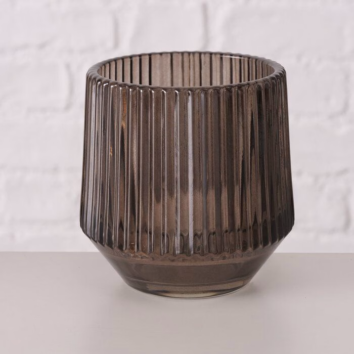 Einzelbild-okmesjAn-large Windlicht Tiago dunkelbraun 10cm