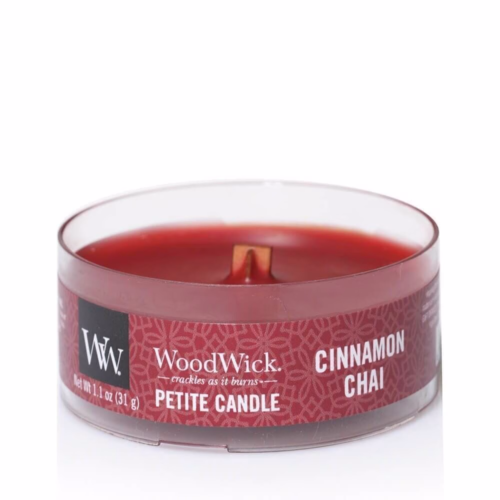 66104_Silho Cinnamon Chai Petite Candle 31g von Woodwick