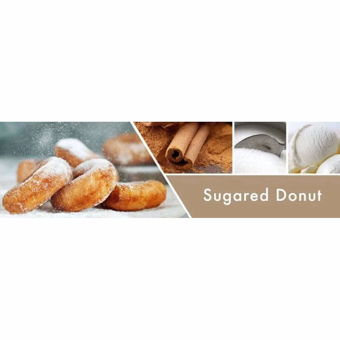 Sugared Donut 411g (3-Docht)