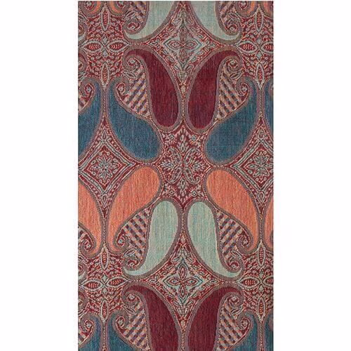 Jaquard-Schal Red 021