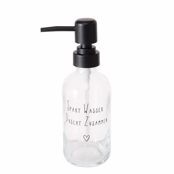 Freisteller_divers-NO5HZ3UY-large Seifenspender 250ml "Spart Wasser - Duscht zusammen"