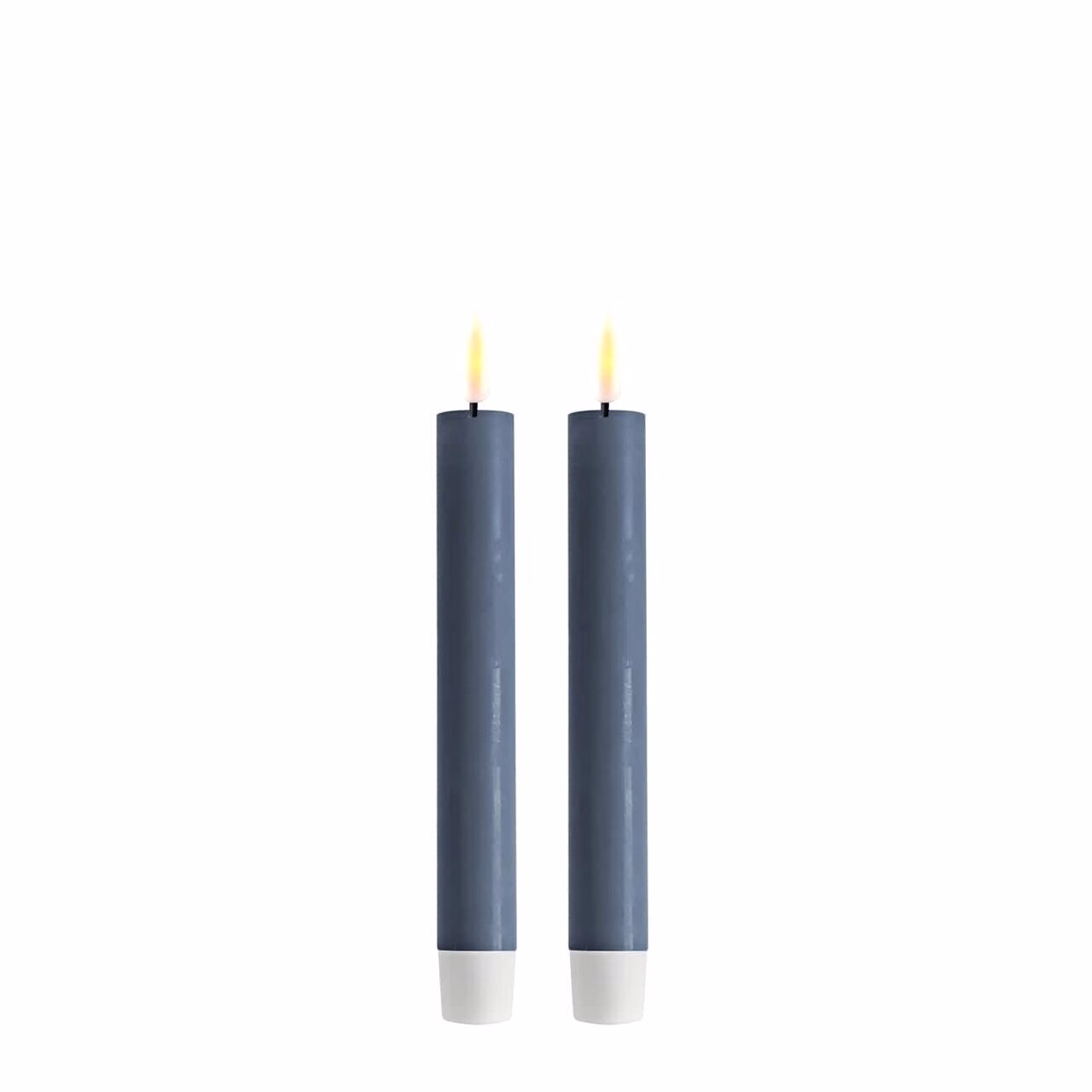 2021-RF-0330 Stabkerze LED 15 cm eisblau 2 Stück
