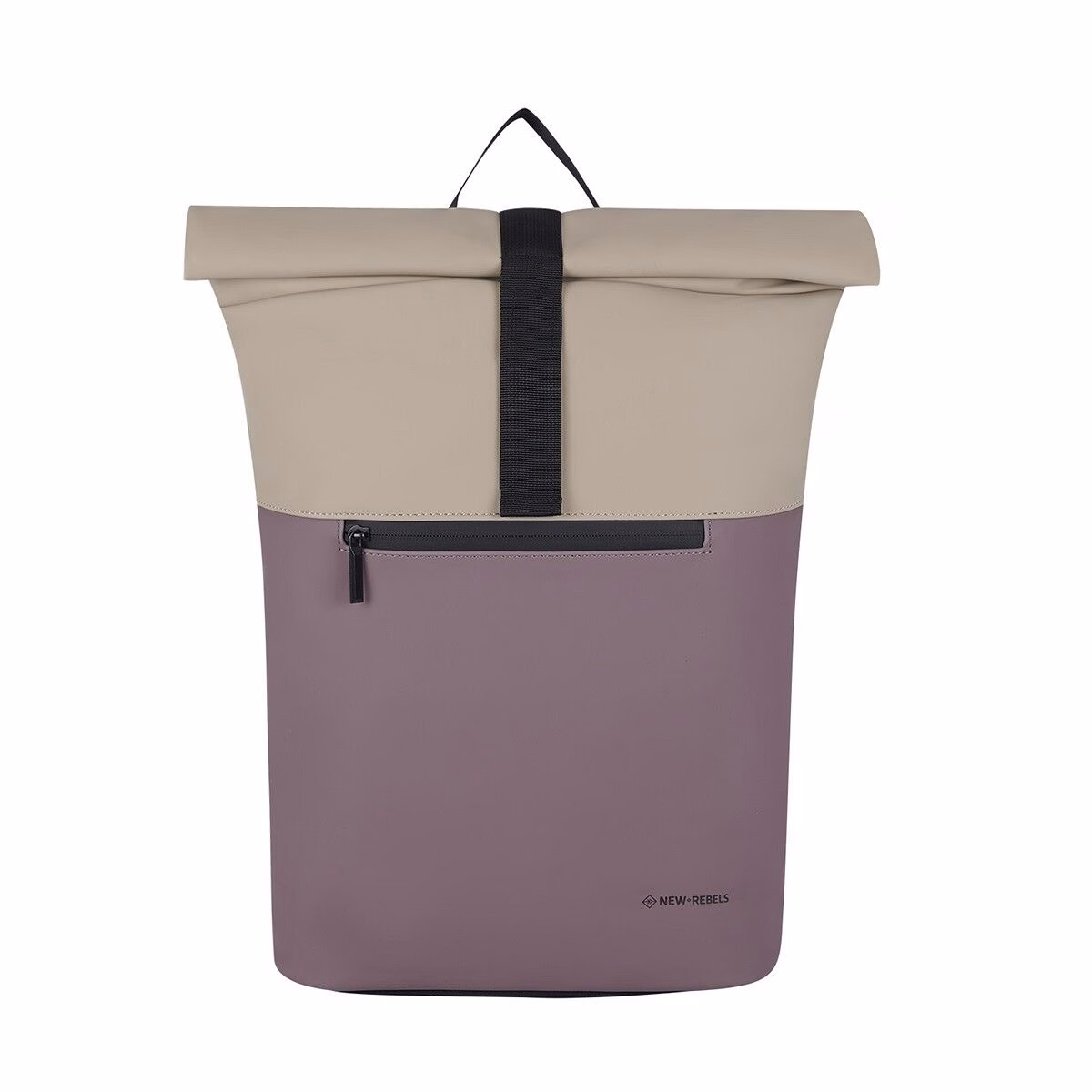 1FC27975E89D453282153FFA57D0D6EBD7D07AC5 Fane - Montgomery Rolltop Rucksack altlila/beige