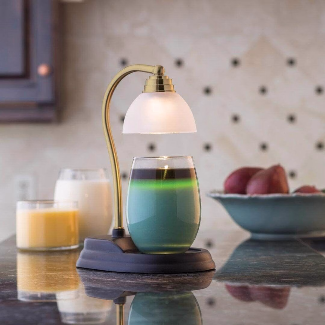 Candle-Warmers-Aurora-Lampe-schwarz-gold2 Candle Warmers Aurora Lampe Kerzenwärmer Schwarz Gold