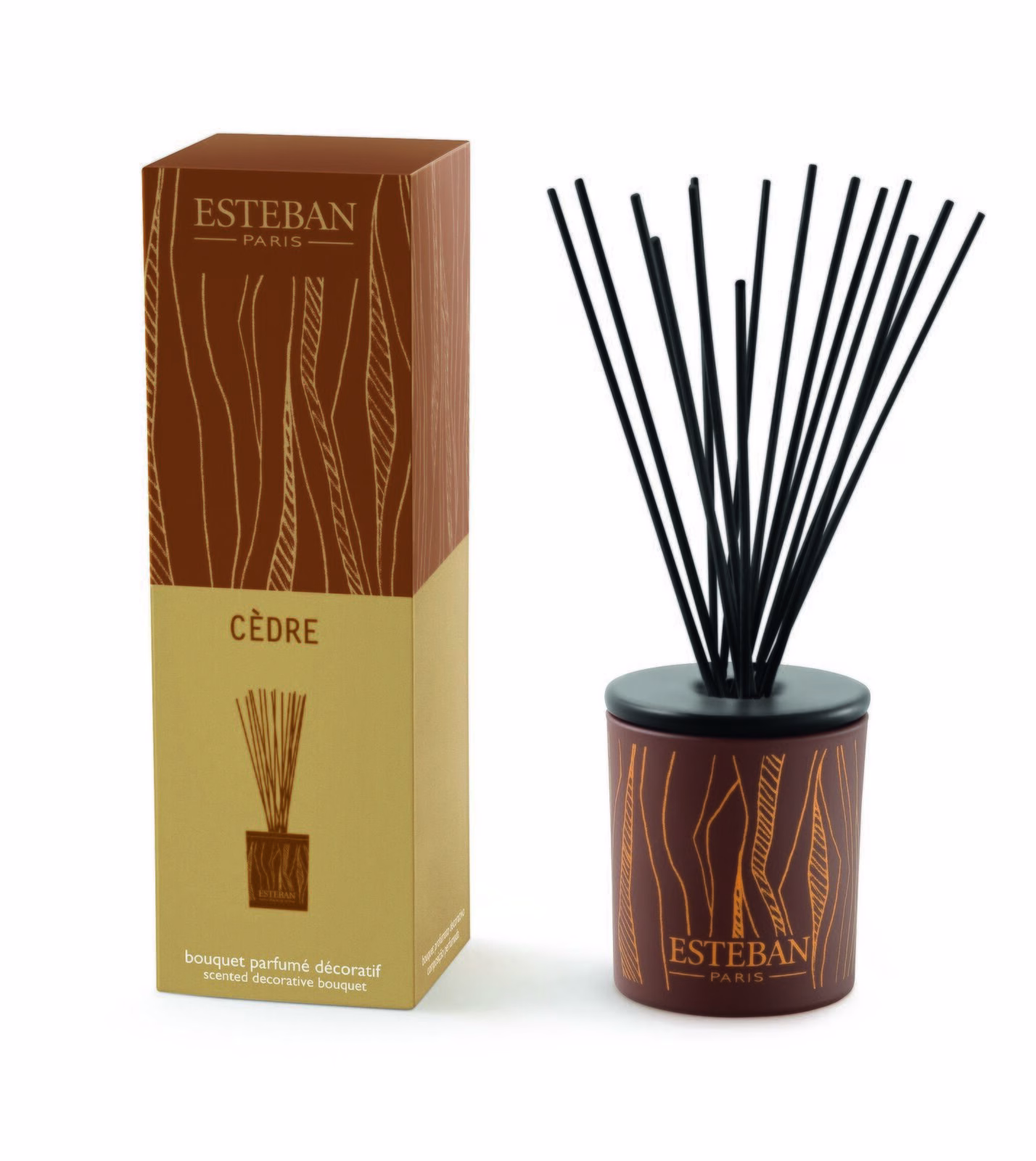 CED-106-bqt-deco-tiges-noires Cedre Bukett dekorativ 100ml