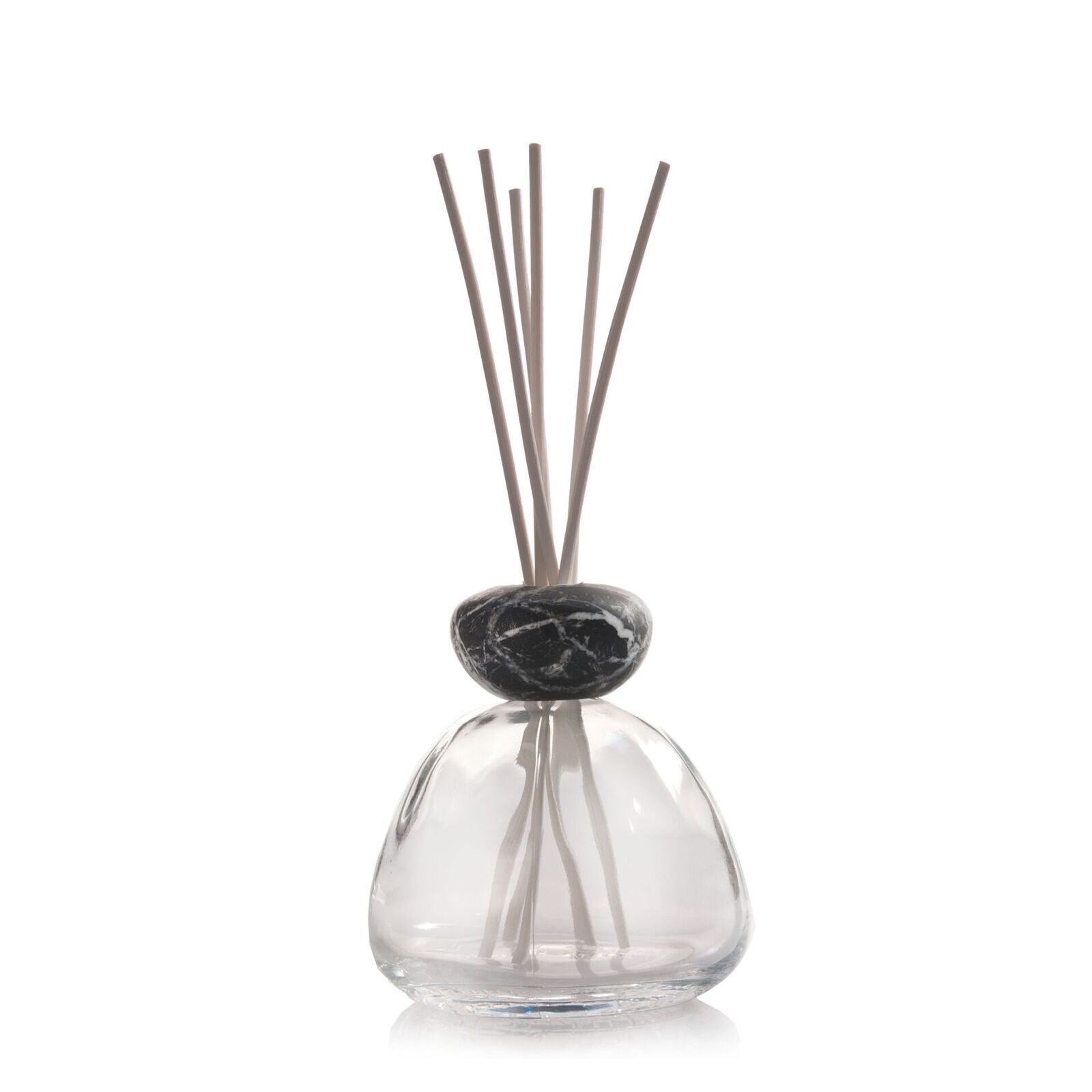 Marmorglas Reed Diffuser klar schwarz Krug, Töpferei, Vase, Weihrauch