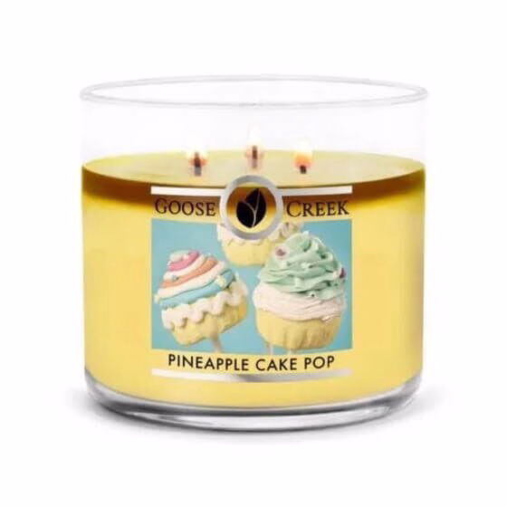 goose-creek-candlez-pineapple-cake-pop-3-docht-kerze-411g Pineapple Cake Pop 411g (3-Docht)
