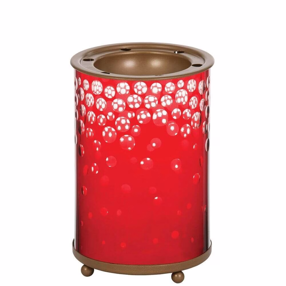 Red & Gold Snowfall Duftlampe