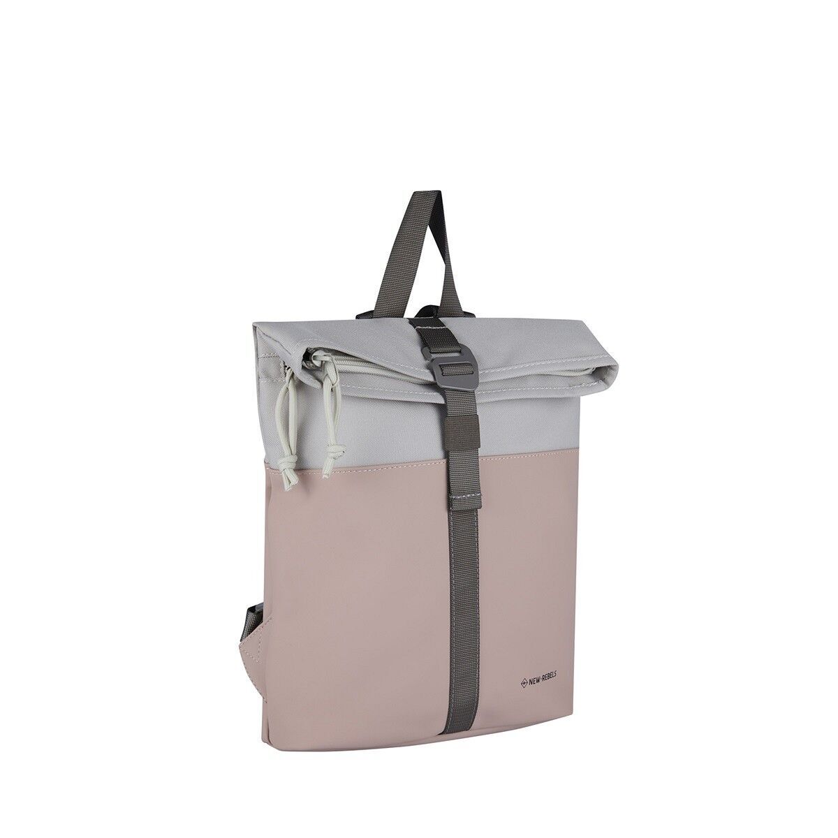 Backham - Los Angeles Rolltop Mini Rucksack altrosa