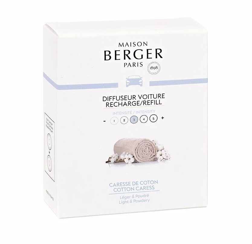 6434-RV-CARESSE-DE-COTON-det Zarte Baumwollblüte Set 2 Stück Nachfüller Autoduft