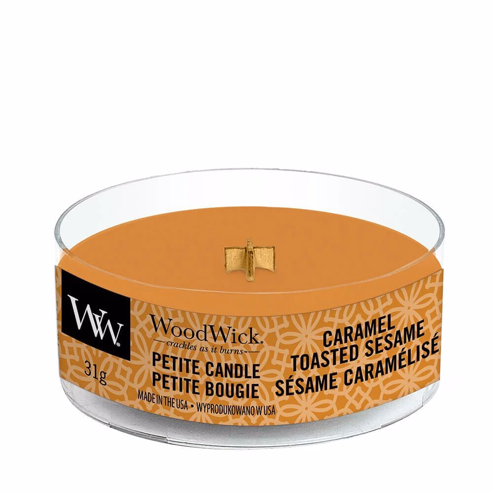 1666257E Caramel Toasted Sesame Petite Candle 31g von Woodwick