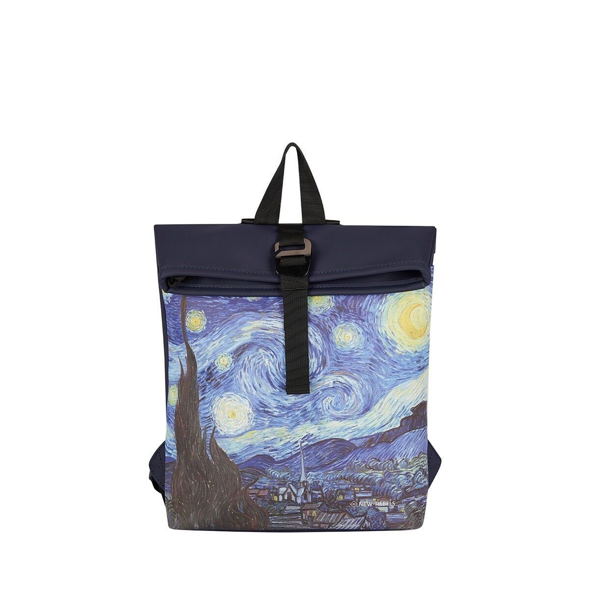 2B6A84077EE0927380EECC249C44D1C970140B1E Mart - Los Angeles Rolltop Mini Rucksack starry night