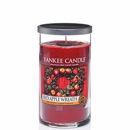 Red-Apple-Wreath-Yankee-Candle-Medium-Pillar-Cropped Yankee Candle Red Apple Wreath 340g