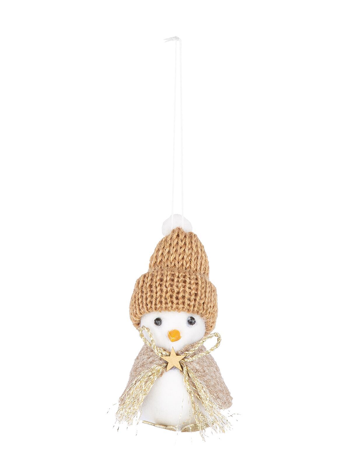 Deko Hänger Schneemann Simon 3fach sortiert Hut, Mütze, Natur, Draußen, Schneemann