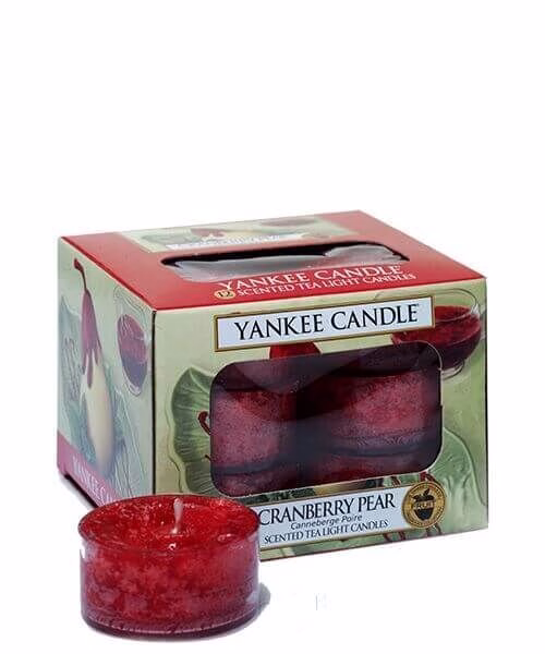 Yankee Candle Teelichte Cranberry Pear 12St