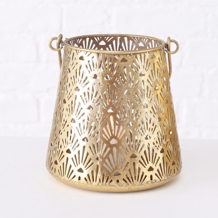 Windlicht Set Ember 2tlg. gold