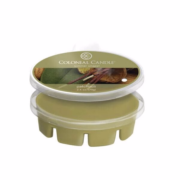ccsnaps-3837_2_5594fff75ff9e Colonial Candle Patchouli Simmer Snaps 70g
