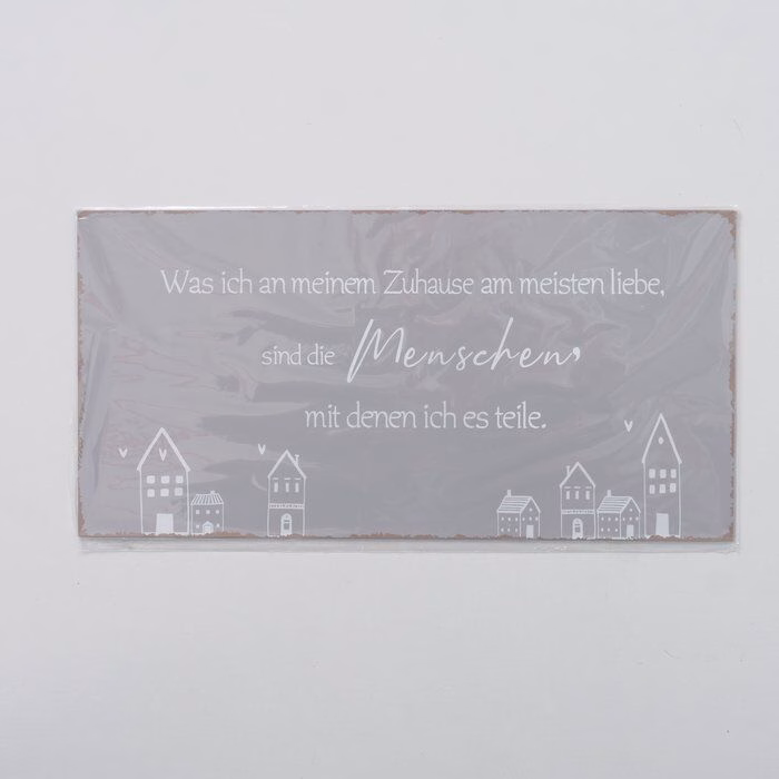 Deko Schild Nordy grau